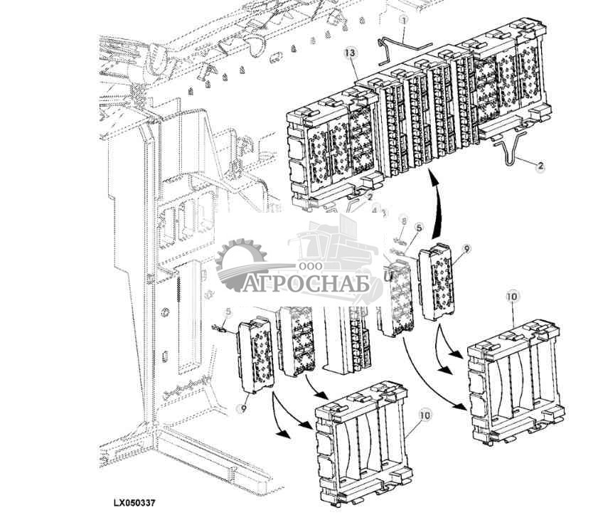 БЛОК ПЛАВКИХ ПРЕДОХРАНИТЕЛЕЙ 